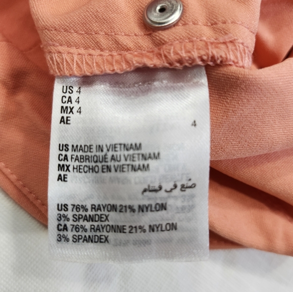 I-N-C Internationa Concept Size 4 Mid-rise Pull-on Sierra Sunrise - Picture 8 of 8